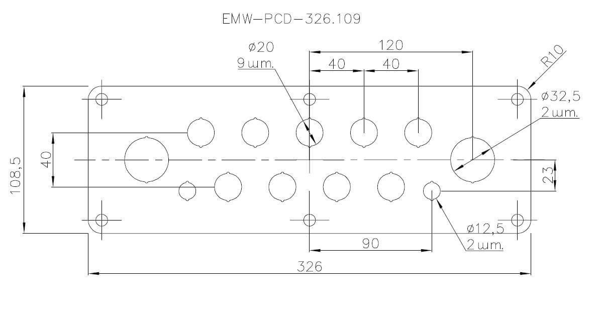 Панель EMW-PCD-326.109 Elbox