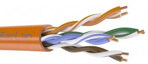 Кабель ParLan U/UTP Cat5e PVCLS нг(А)-FRLS 4х2x0,52 (111273) Паритет