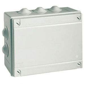 Коробка 300х220x120мм 54300 распределительная, IP55 с кабельными вводами д.40мм DKC