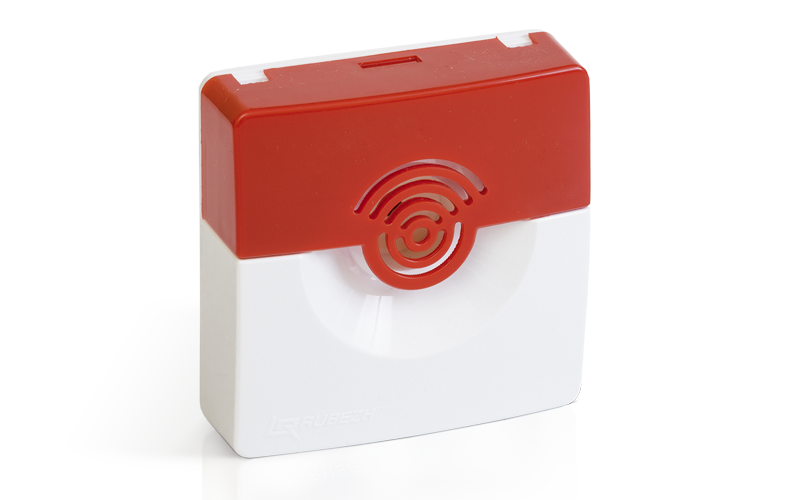 Оповещатель ОПОП 2-35 24В (корпус белый/красный) Рубеж