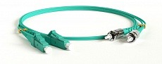 Патч-корд FC-D2-503-SC/PR-ST/PR-H-30M-LSZH-AQ MM 50/125(OM3), SC-ST, 2.0 мм, duplex,  30 м Hyperline