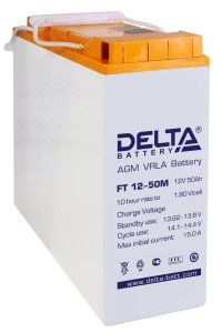 Аккумулятор 50 а/ч (FT 12-50М) Delta
