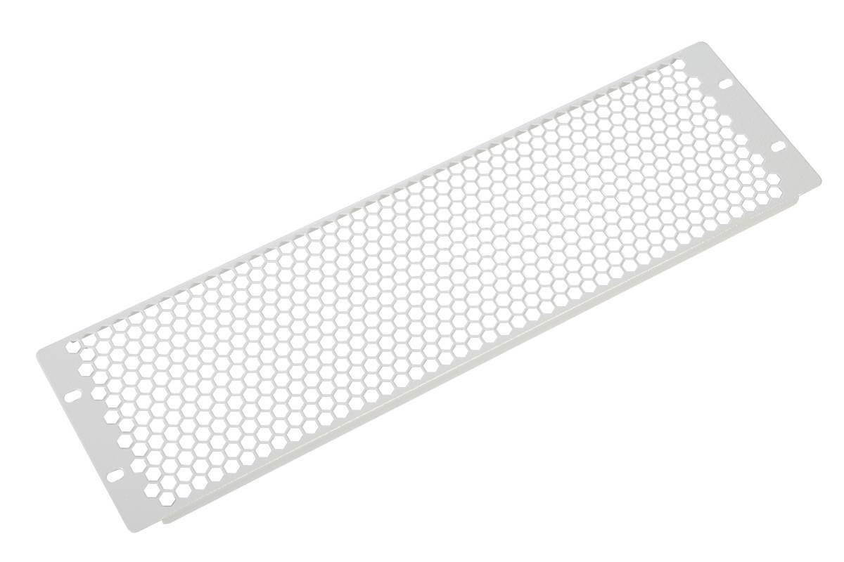 Фальшпанель ФП-3.4-9005 19" 3U перфорированная, цвет черный ЦМО