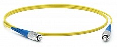 Патч-корд FC-S2-9-FC/UR-FC/UR-H-1M-LSZH-YL SM 9/125,  FC/UPC-FC/UPC, 2.0 мм, simplex,  1 м Hyperline