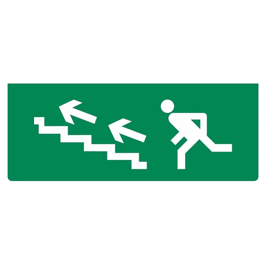 Оповещатель ОПОП 1-8 "Бегущий человек+лестница вверх влево"12В световой Рубеж