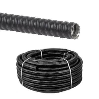 Металлорукав 12 мм в ПВХ изоляции (бухта 50м) Урал Пак