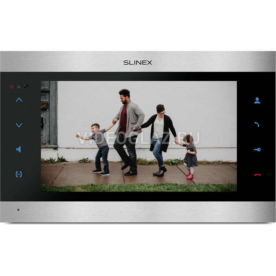 Монитор домофона SL-10N Cloud Silver+Black цветной Slinex