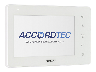 Монитор домофона AT-VD710W WH AccordTec