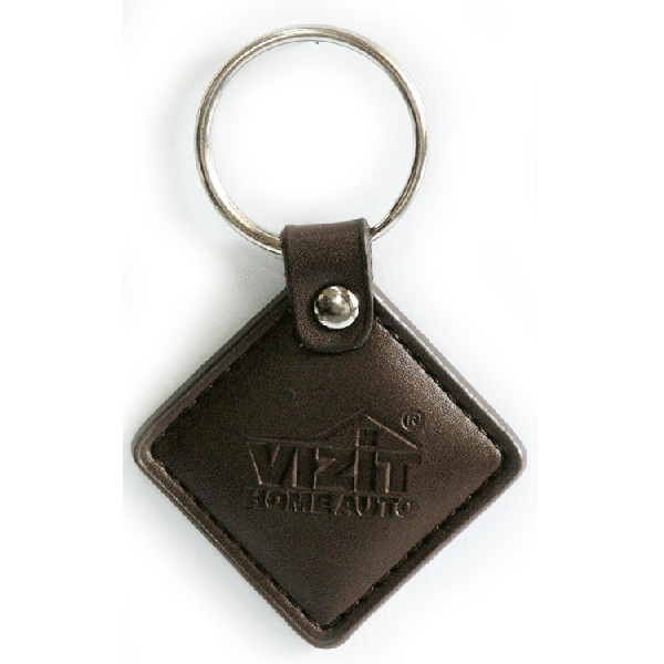 Брелок RF-2.2 (кожа) коричневый Vizit