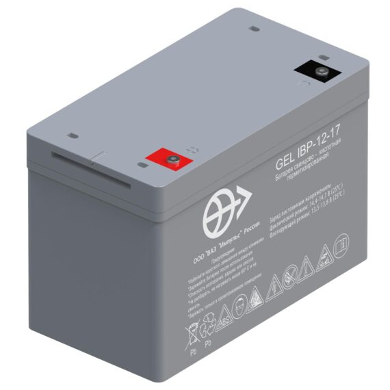 Аккумулятор 17 а/ч Gel IBP 12-17 Великолукский аккумуляторный завод Импульс