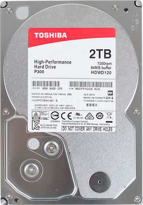 Жесткий диск 2ТБ HDWD120UZSVA P300 (7200rpm) SATA-III 64Mb 3.5" Toshiba