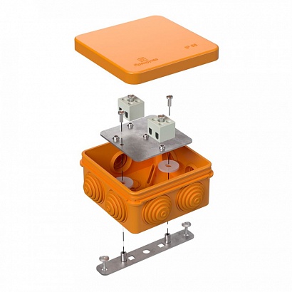 Коробка 80х80х40 40-0210-FR1.5-4 Е15-Е120 огнестойкая для о/п Промрукав