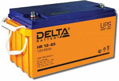 Аккумулятор 65 а/ч 12В (HRL 12-65 Х) Delta