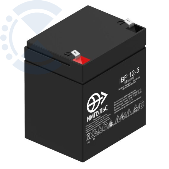 Аккумулятор 5 а/ч AGM IBP 12-5 Великолукский аккумуляторный завод Импульс