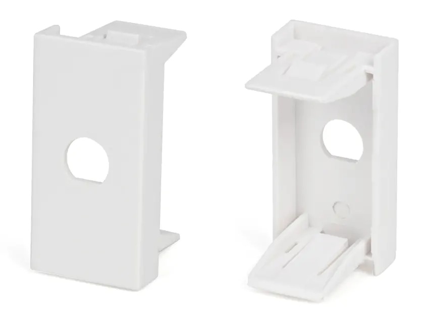 Вставка SIP2-1K-M45-22.5 45x22,5 для одного модуля формата Keystone Jack Hyperline