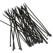 Стяжки GT-300IBC безгалогенная (halogen free), 300x3.6 мм, полиамид 6.6, -40°C - +85°C, черная, (100 шт) Hyperline