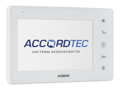 Монитор домофона AT-VD720W WH AccordTec
