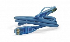 Патч-корд PC-LPM-UTP-RJ45-RJ45-C6-0.3M-LSZH-BL (100% Fluke Component Tested),  0.3 м, синий Hyperline
