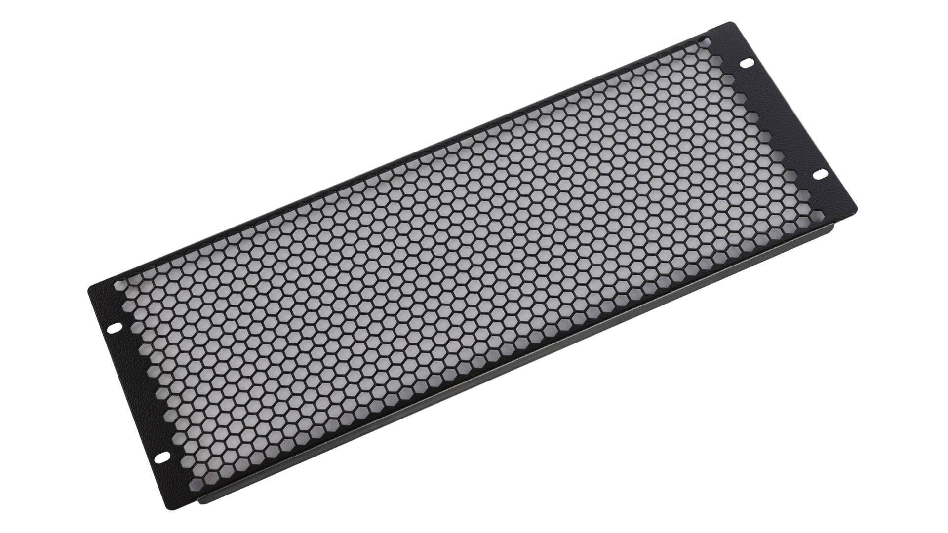 Фальшпанель ФП-4.4-9005 19" 4U перфорированная, цвет черный ЦМО