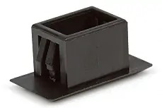 Заглушка отверстия под адаптер, FO-STUB-SSC-BK simplex SC, цвет черный Hyperline