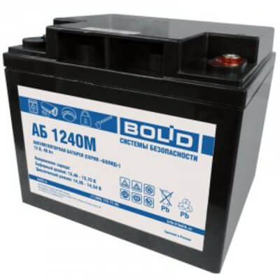 Аккумулятор АБ 1240М BOLID