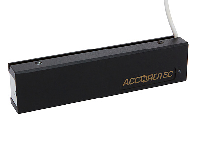 Замок электромагнитный ML-200K-3 Premium Black с уголком AccordTec