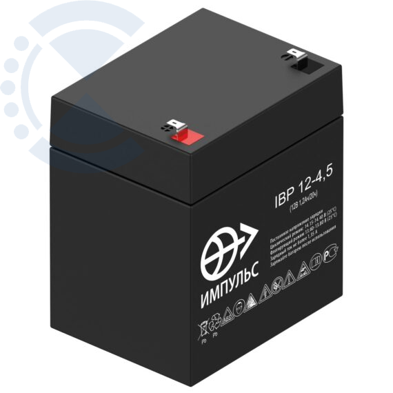 Аккумулятор 4,5 а/ч AGM IBP 12-4,5 Великолукский аккумуляторный завод Импульс