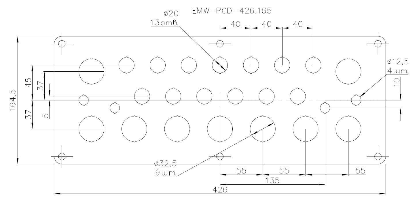 Панель EMW-PCD-426.165 Elbox