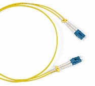 Патч-корд FC-D2-9-LC/AR-LC/UR-H-2M-LSZH-YL волоконно-оптический (шнур) SM 9/125 (OS2), LC/APC-LC/UPC, 2.0 мм, duplex, LSZH, 2 м Hyperline