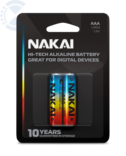 Батарейка LR 3 NAKAI Hi-Tech, 2 шт