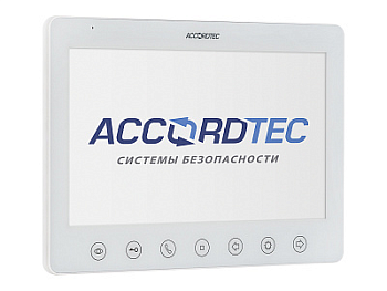 Монитор домофона AT-VD100C/SD WH AccordTec