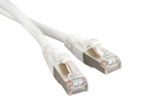Патч-корд PC-LPM-STP-RJ45-REV-RJ45-C5e-1M-LSZH-GY Реверсивный, F/UTP, экранированный, Hyperline