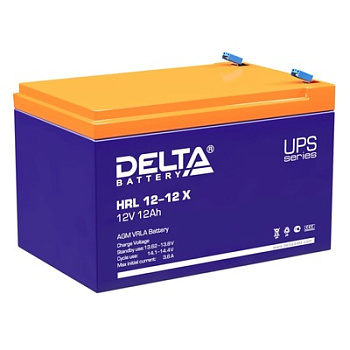 Аккумулятор 12 а/ч 12В (HRL 12-12 Х) Delta