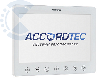 Монитор домофона AT-VD100C/SD WH AccordTec