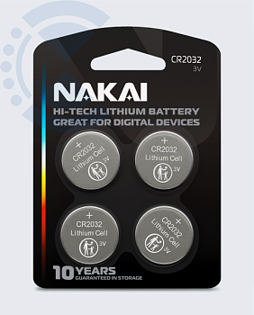 Батарейка CR 2032 NAKAI Hi-Tech 3V