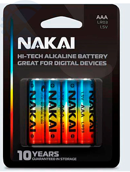 Батарейка LR 3 NAKAI Hi-Tech