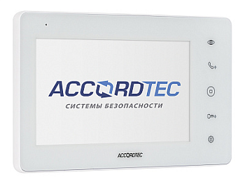 Монитор домофона AT-VD720W WH AccordTec