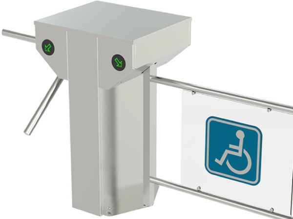 Турникет 001PSSL505ED МГН моторизованная SALOON 505 двухпроходная комбинированная CAME