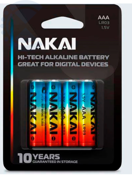 Батарейка LR 3 NAKAI Hi-Tech, 2 шт
