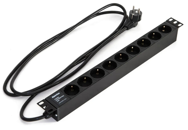 Блок розеток SHE19-6SH-S-IEC Hyperline