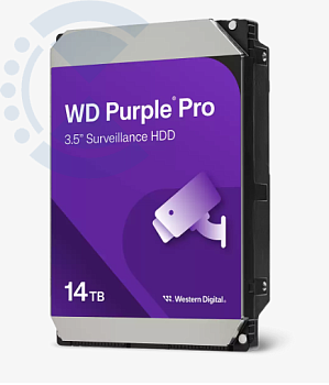 Жесткий диск WD142PURP HDD WD SATA3 14Tb Purple 7200 512Mb Western Digital (WD)