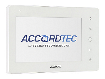 Монитор домофона AT-VD760C/SD WH AccordTec