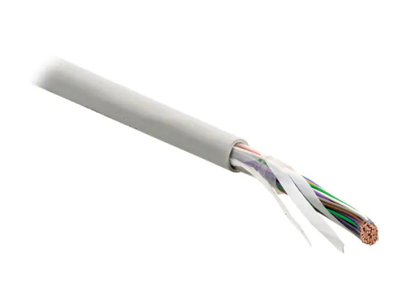 Кабель UUTP10-C3-S24-IN-LSZH-GY U/UTP, категория 3, 10 пар (24 AWG), одножильный (solid), LSZH нг(А)-HF, –20°C - +60°C, серый Hyperline