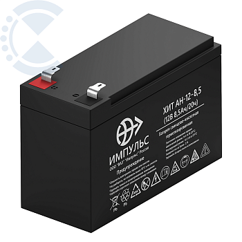 Аккумулятор 8,5 а/ч ХИТ АН-12-8,5 Великолукский аккумуляторный завод Импульс